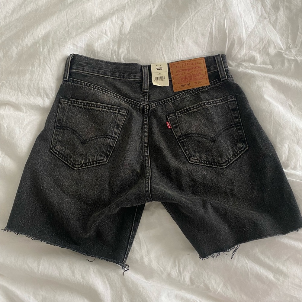 Levi Black Denim shorts